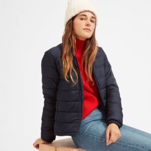 Everlane renew lightweight puffer jacket in navy